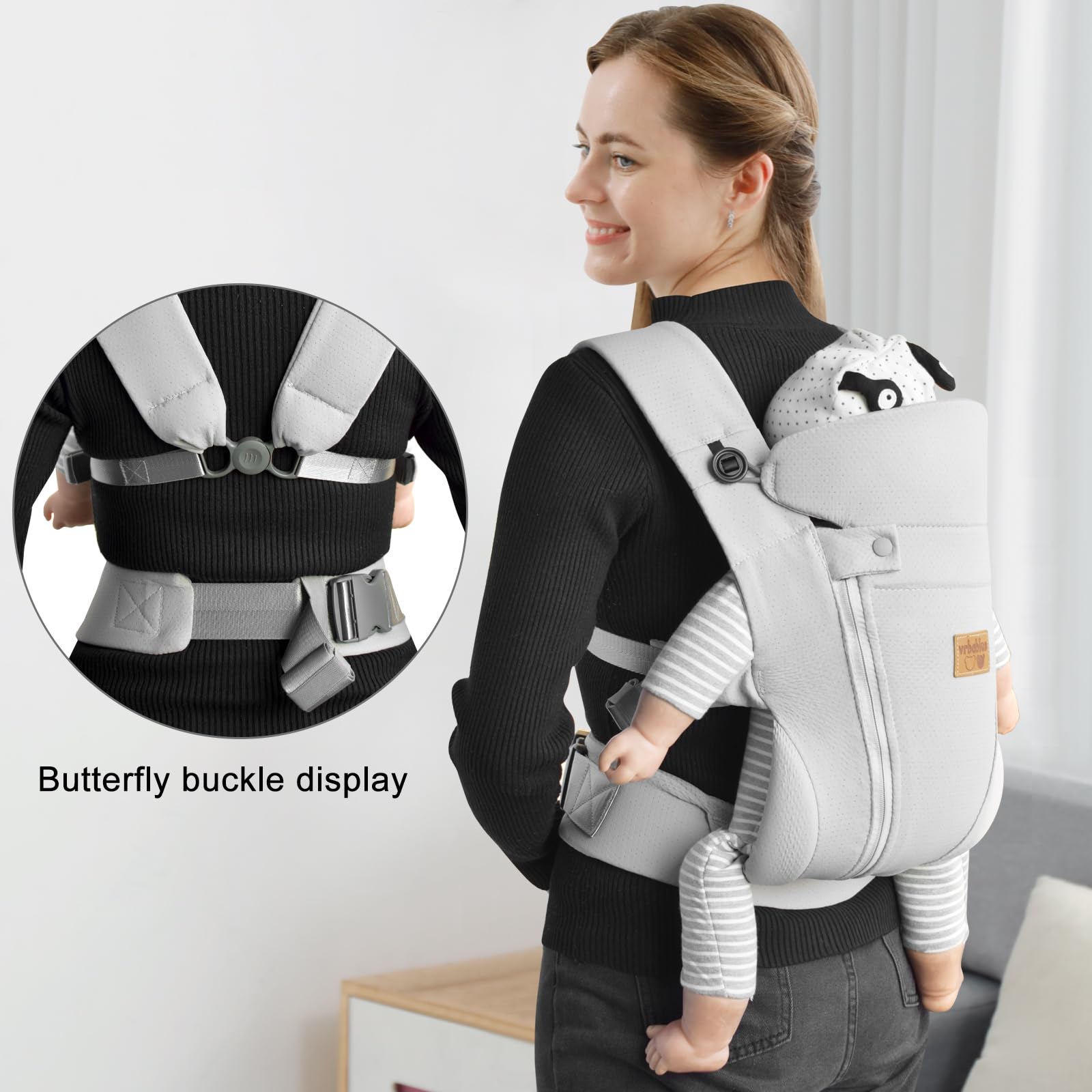Tri-point support illustration showing shoulder, lumbar, and abdominal weight distribution